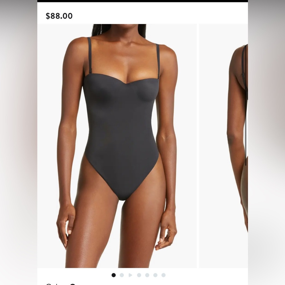 SKIMS CONTOUR LIFT BODYSUIT SIZE XS - Onyx/Black